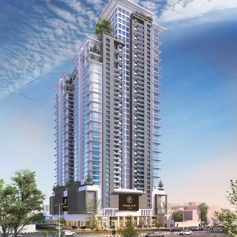 Luxurious 4-Bedroom Parsa Citi Club Apartments For Sale in Bath Island, Karachi