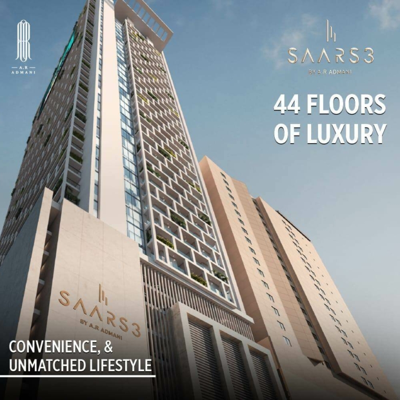 Luxury 3 & 4 Bedroom Apartments for Sale in Saars 3 Civil Lines Karachi MaxX Capitals