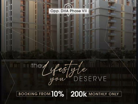 2 Bedroom Apartments For Sale in Falaknaz Tiara DHA Karachi