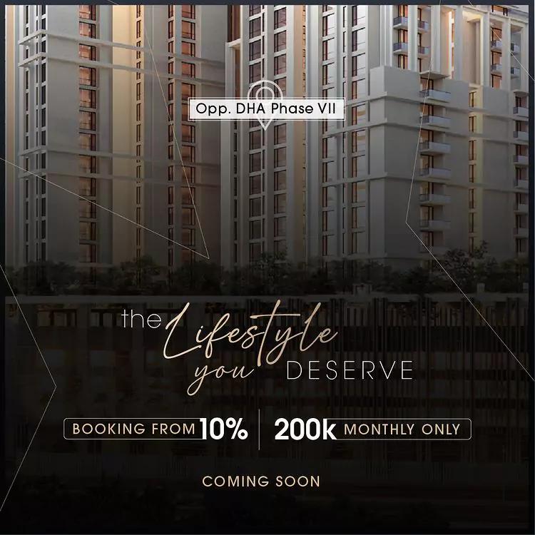 2 Bedroom Apartments For Sale in Falaknaz Tiara DHA Karachi
