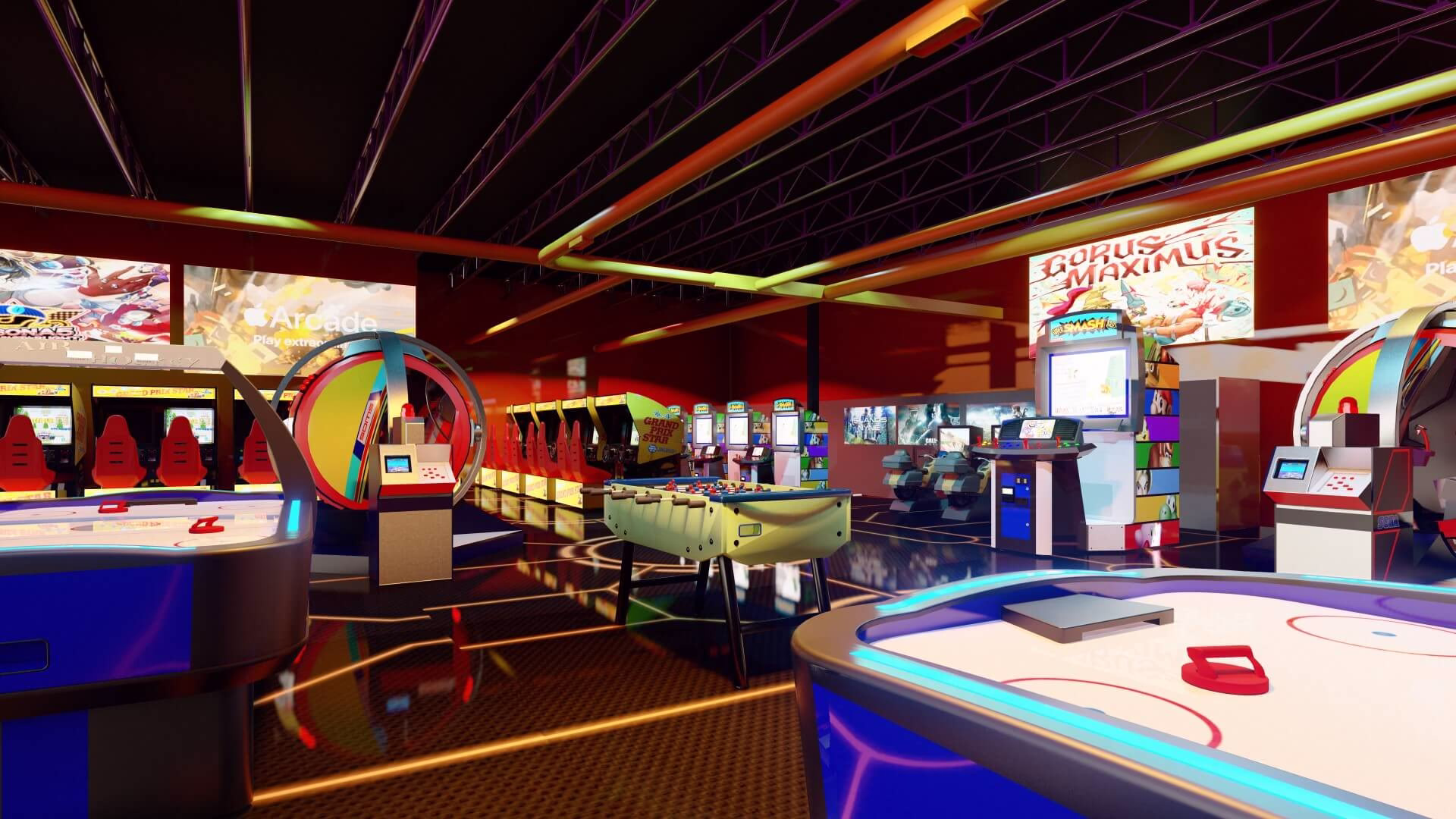 Indoor gaming area for residents' recreation at Saima Marina Residence, DHA Phase 8, Karachi