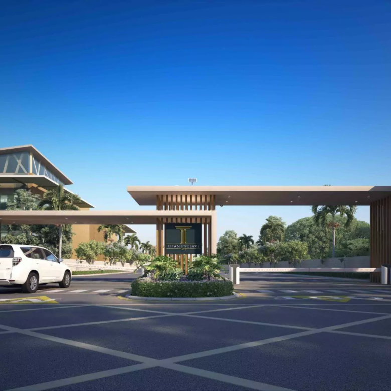 Main Gate In Titan Enclave Prime Location Plots for Sale in Karachi