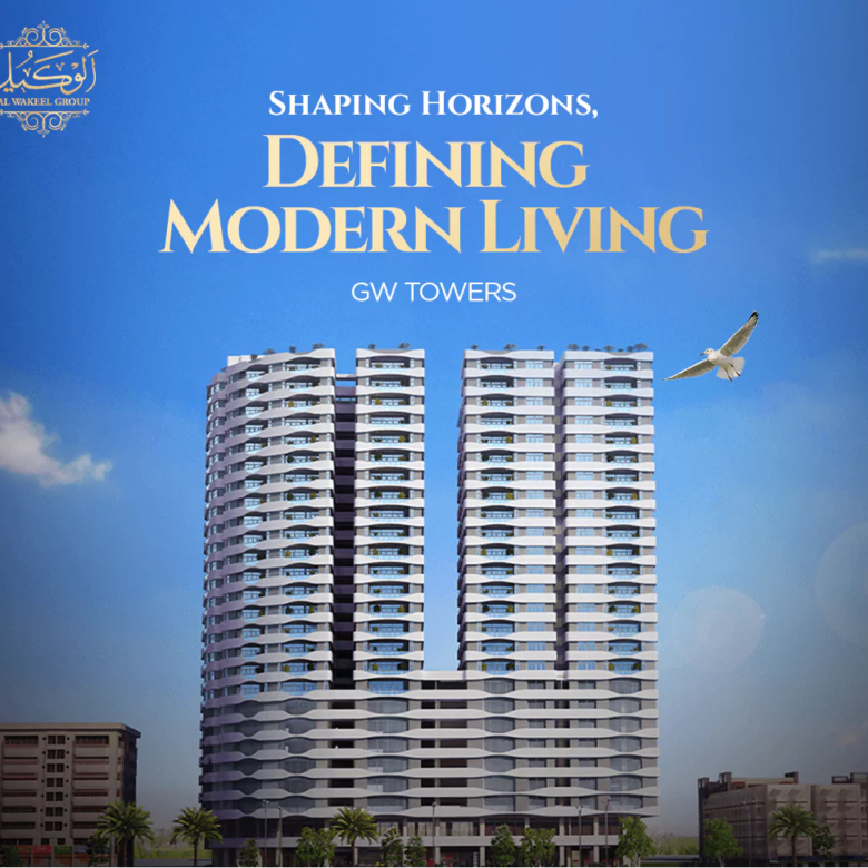 GW Tower Luxury Apartments for Sale in Block 2 Clifton Karachi