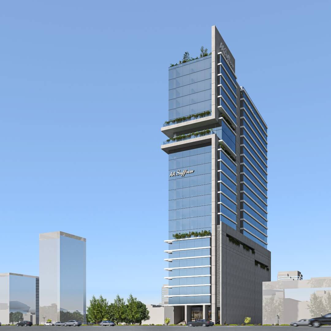 AA Saffron Tower | Prime Office Space For Sale in Clifton