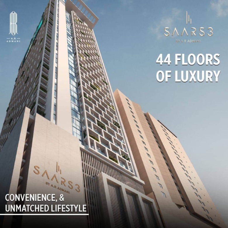 Luxury 3 & 4 Bedroom Apartments for Sale in Saars 3 Civil Lines Karachi MaxX Capitals