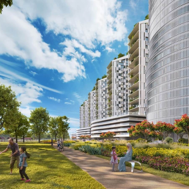 Lagoon Views Tower 1 Luxury 1BR Apartment For Sale In The Mangrove Korangi Creek Karachi