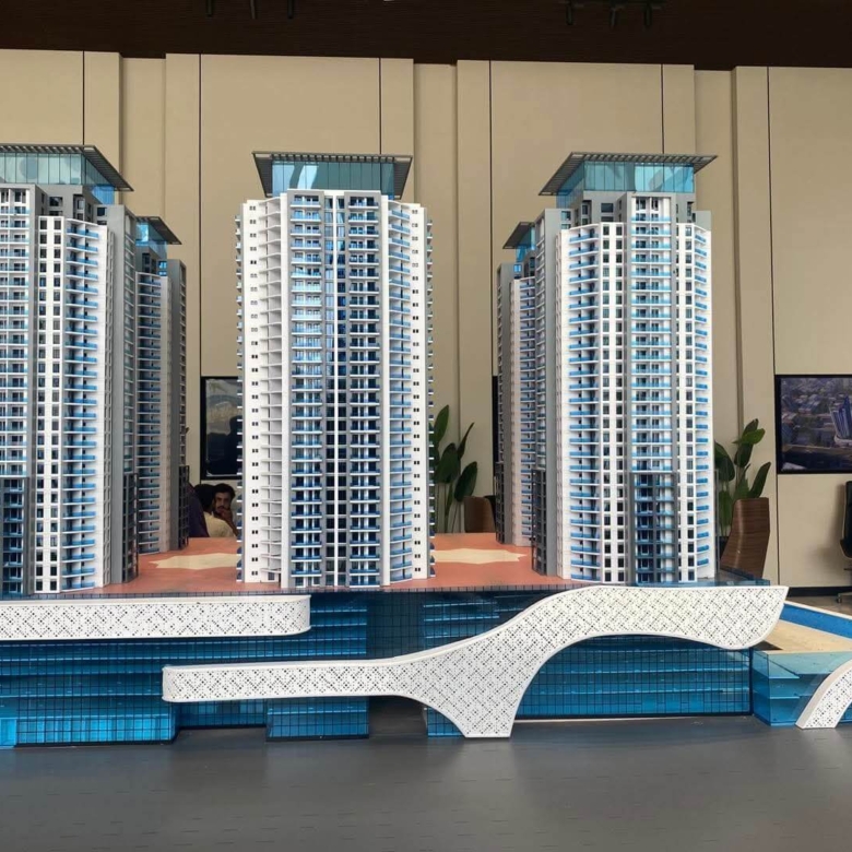 2 Bed Flat For Sale In Saima Center Point MA Jinnah Road